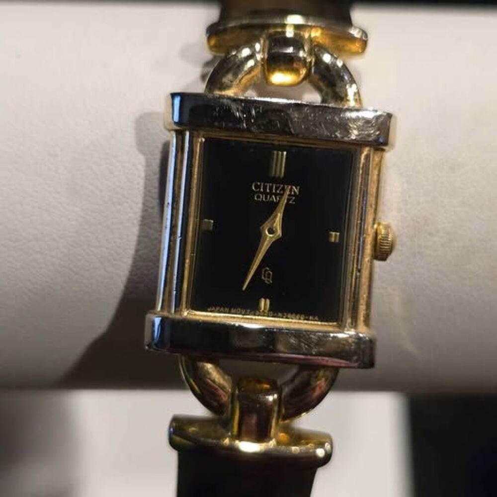 1980's Citizen tank bangle watch